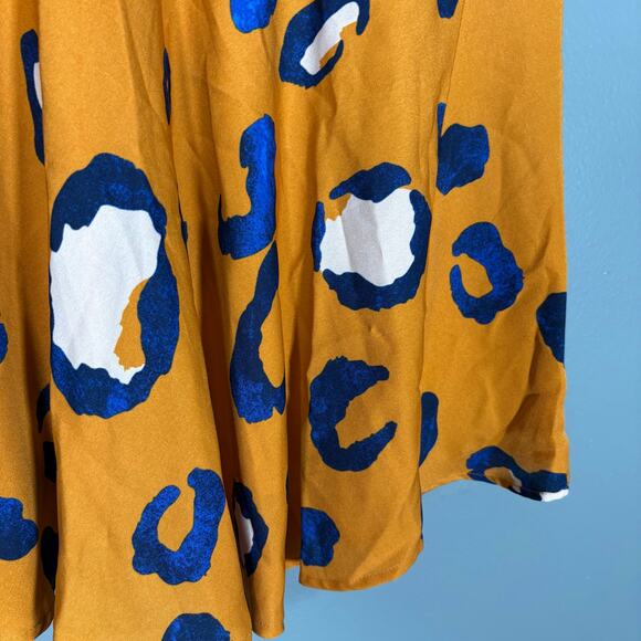 Philip Lim For Target Women's Bold Leopard Print Skirt - Size 16 - Mini Skater - Picture 3 of 6